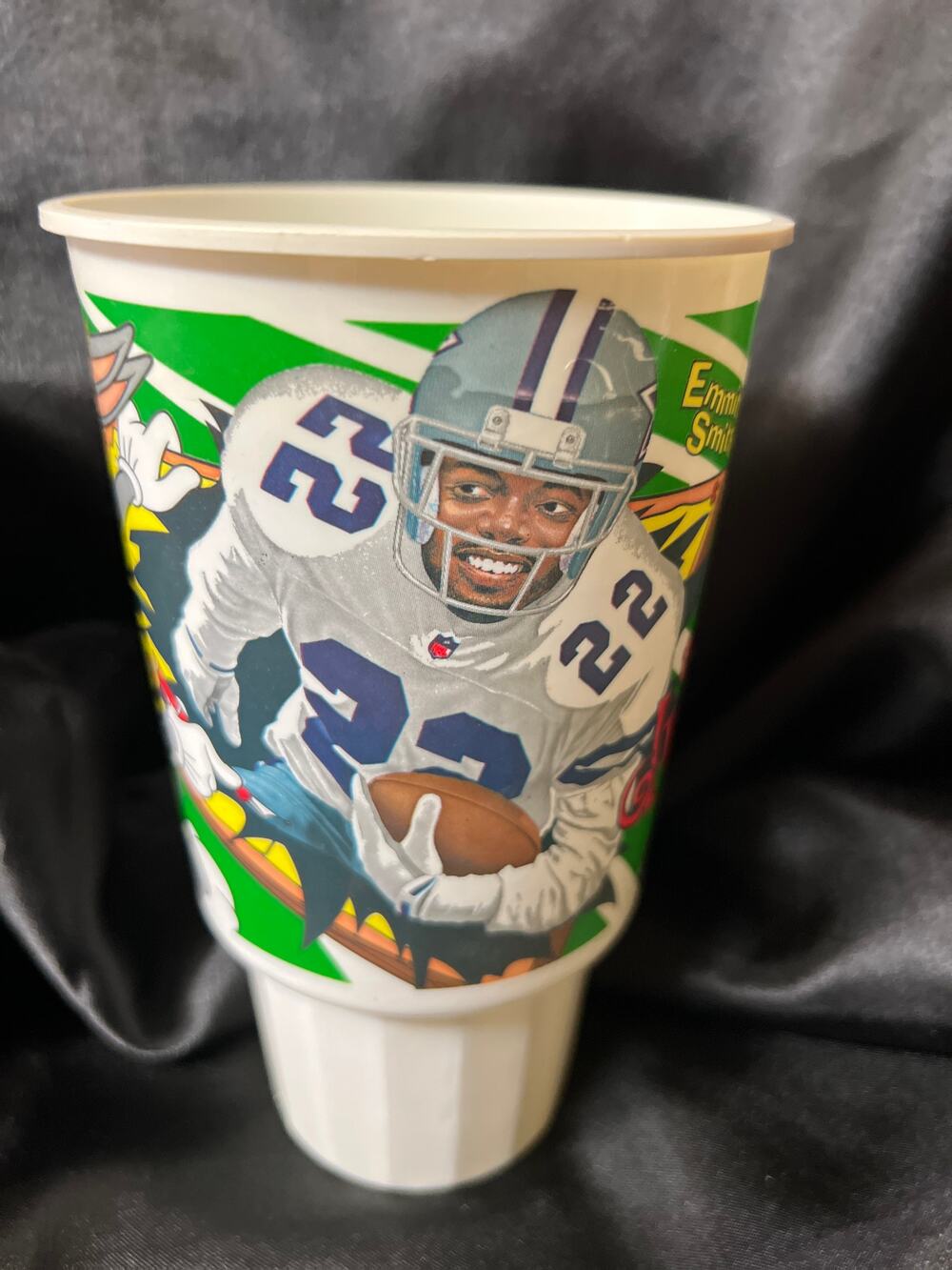 VINTAGE 1995 McDonalds "EMMITT SMITHS DALLAS COWBOYS NFL" Cup - MINT - UNUSED
